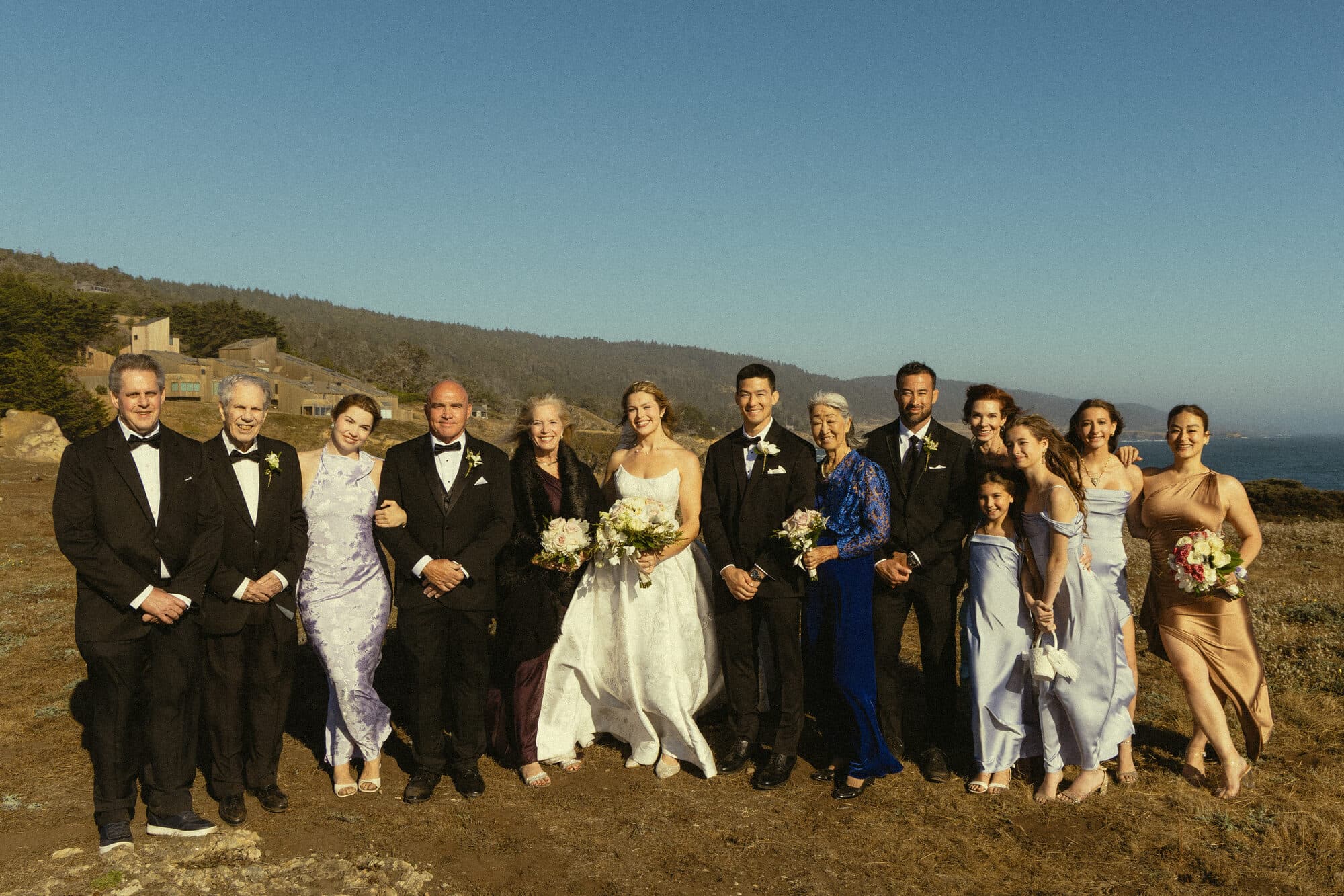 Family portraits on the bluff at The Sea Ranch