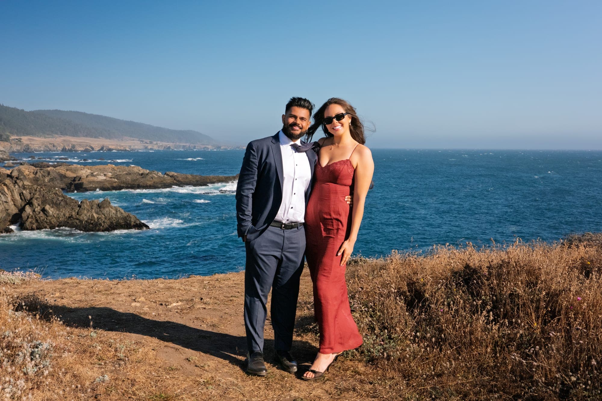 Guests on the bluff at The Sea Ranch
