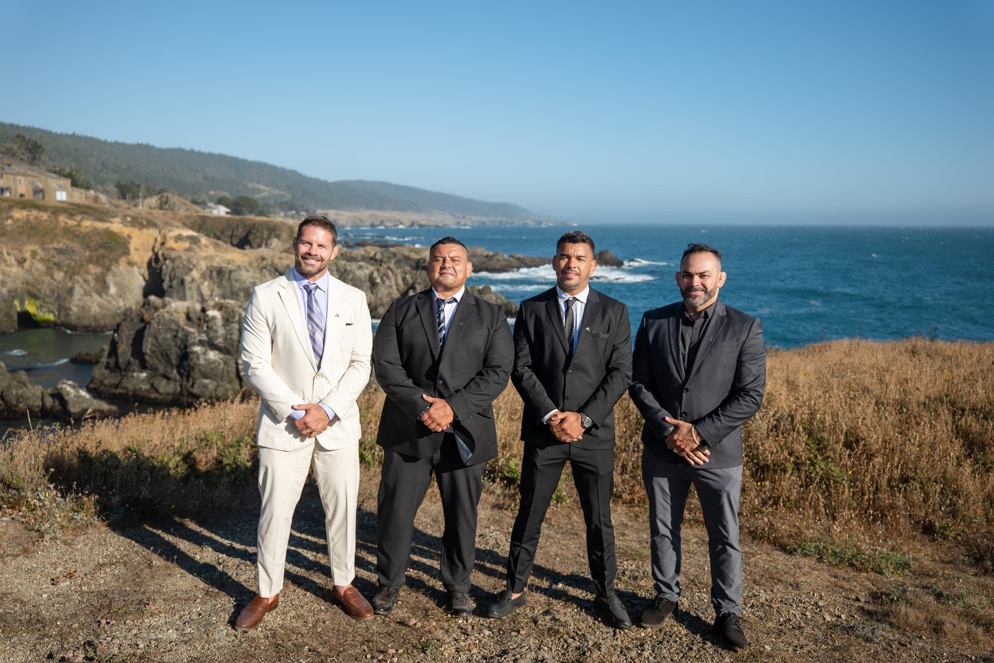 Guests on the bluff at The Sea Ranch