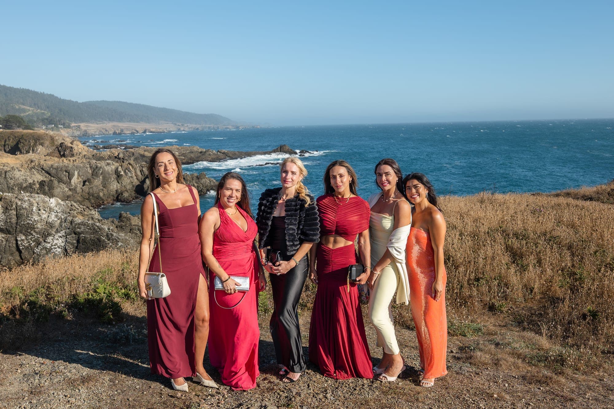 Guests on the bluff at The Sea Ranch