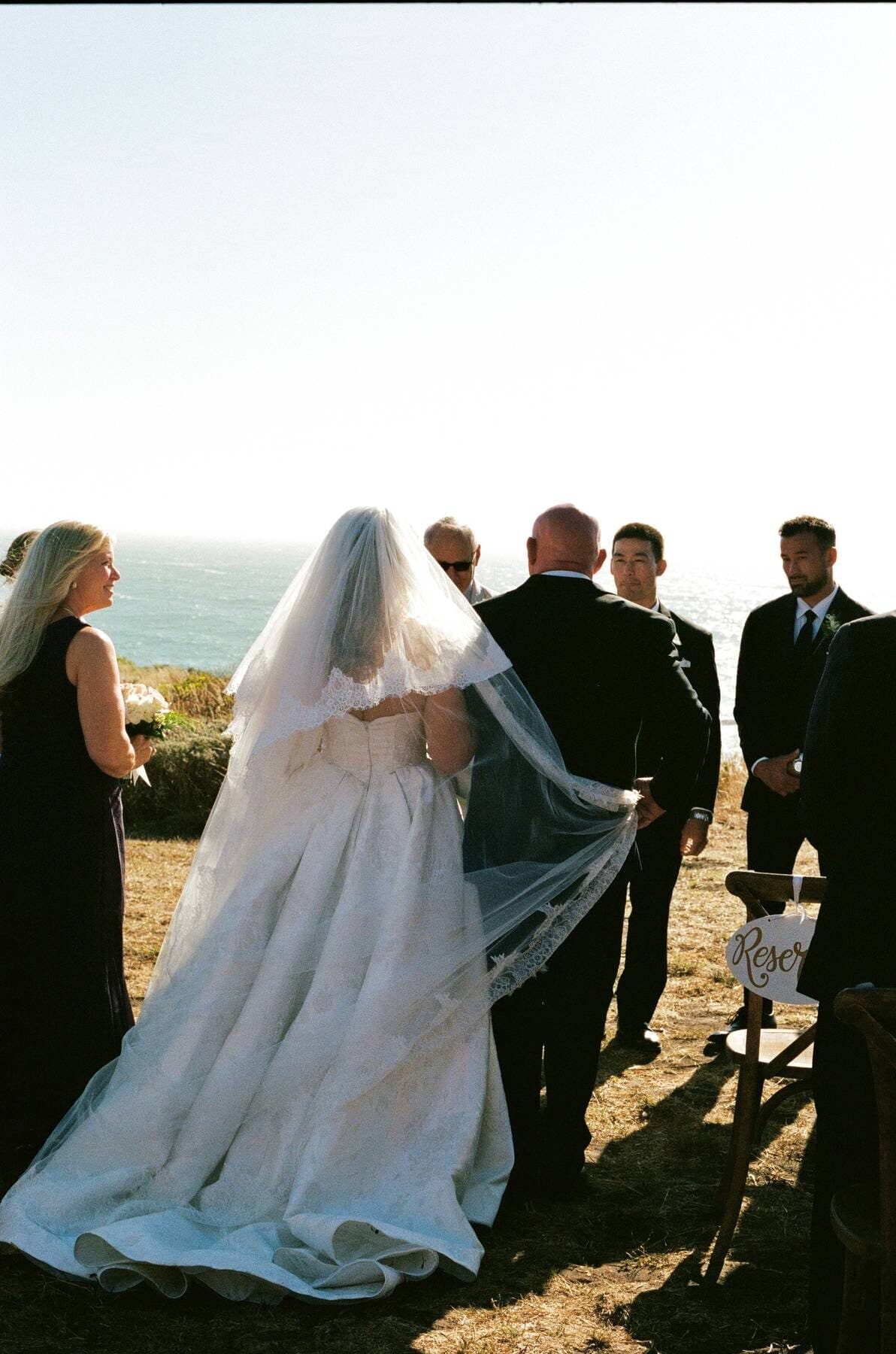 Ceremony on the bluff at The Sea Ranch
