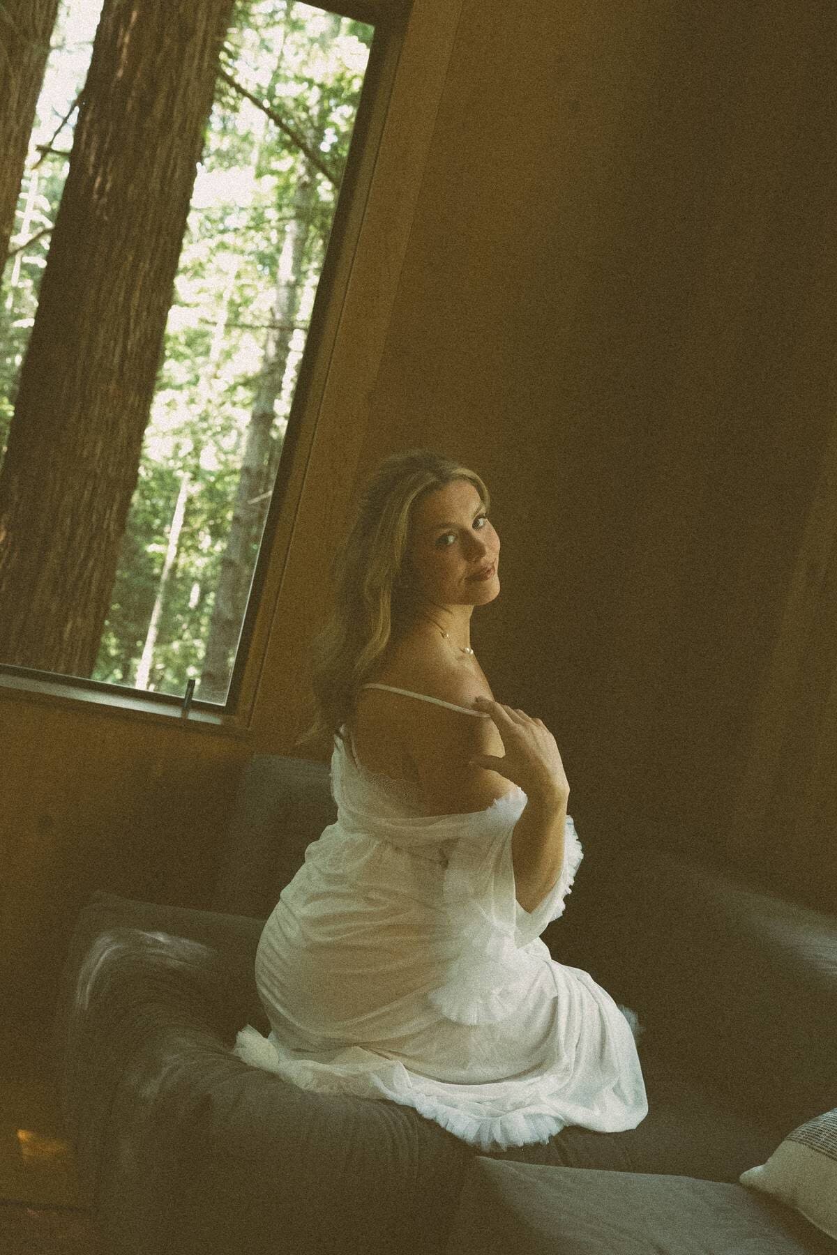 Before the ceremony at The Sea Ranch