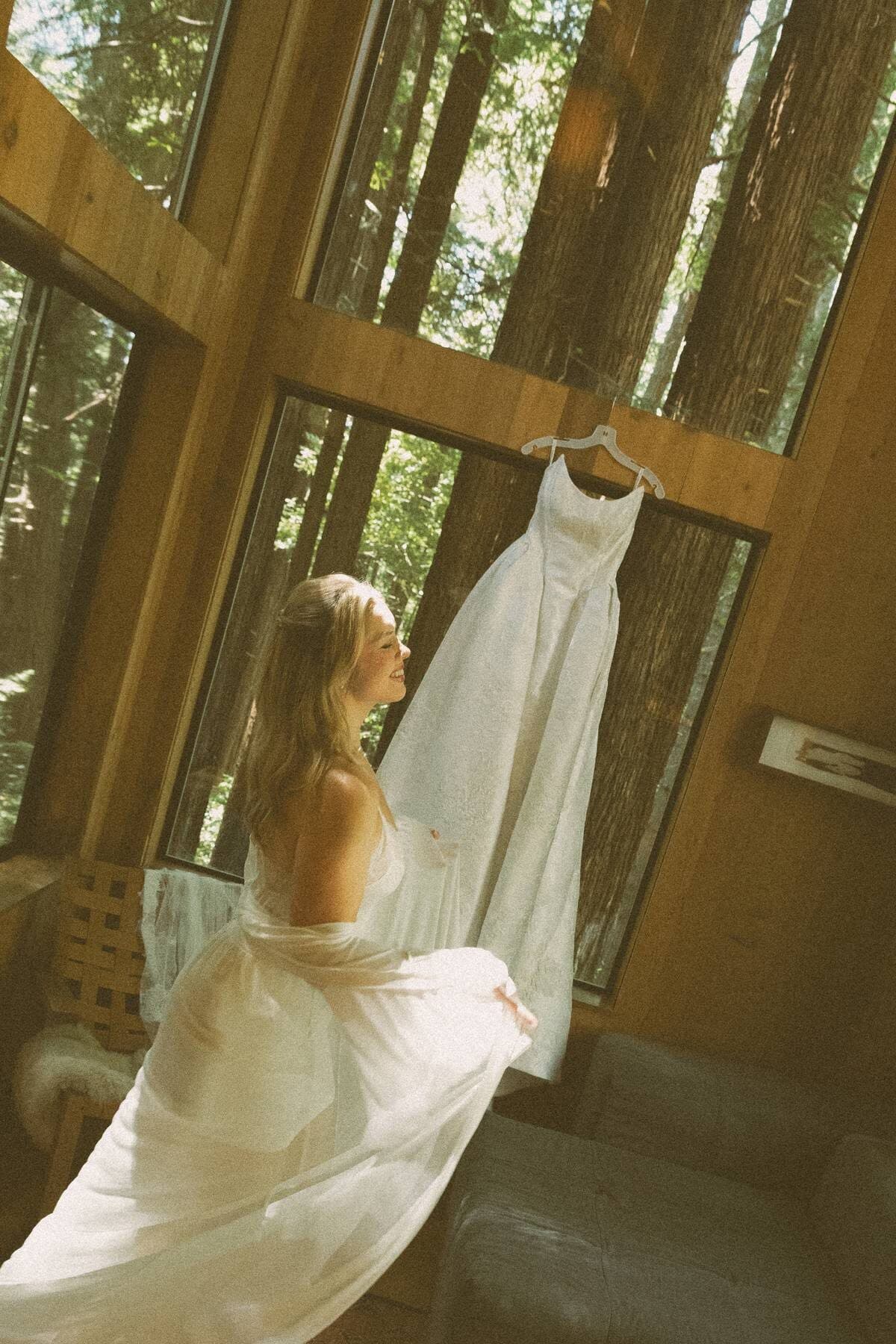 Before the ceremony at The Sea Ranch