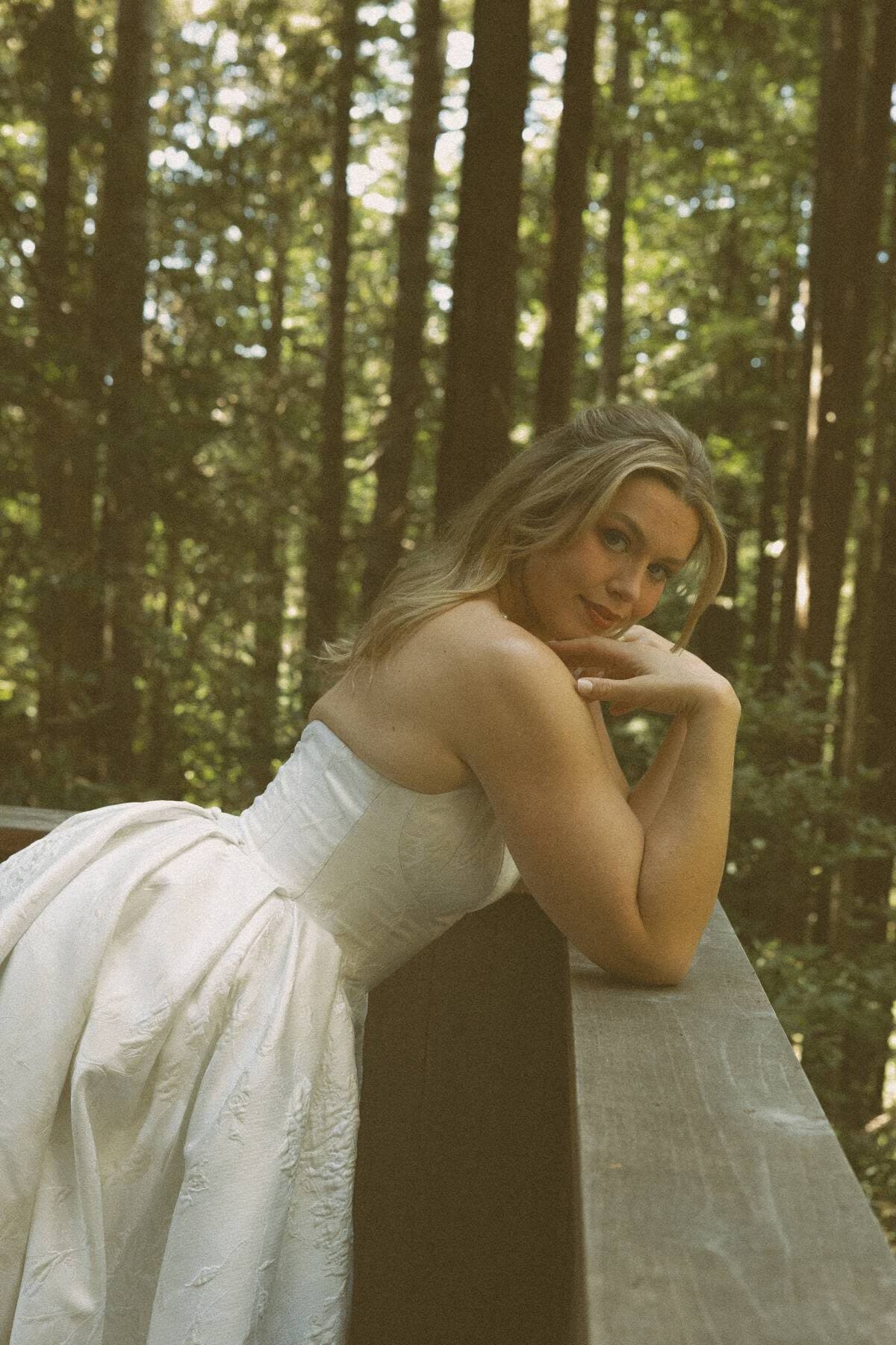Before the ceremony at The Sea Ranch