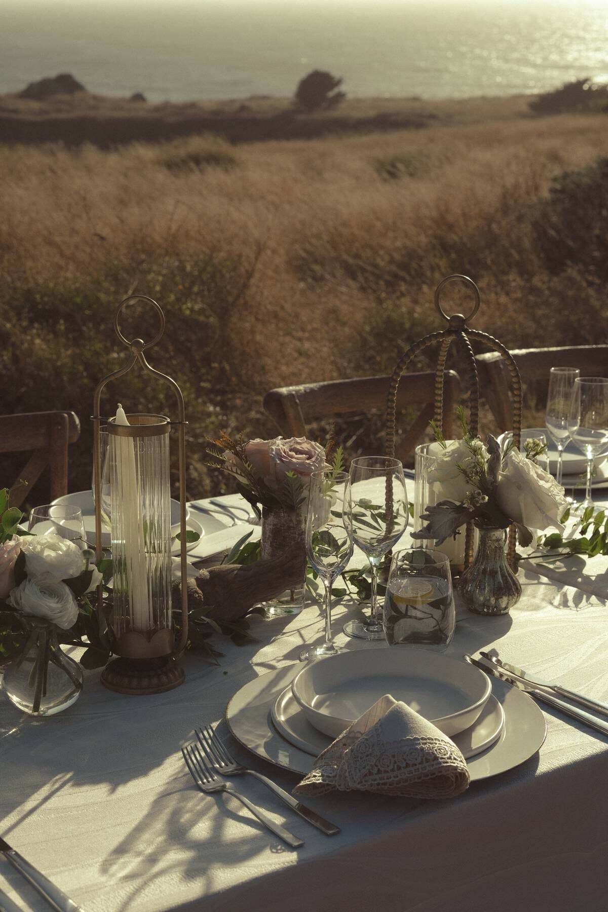 Wedding dinner at The Sea Ranch