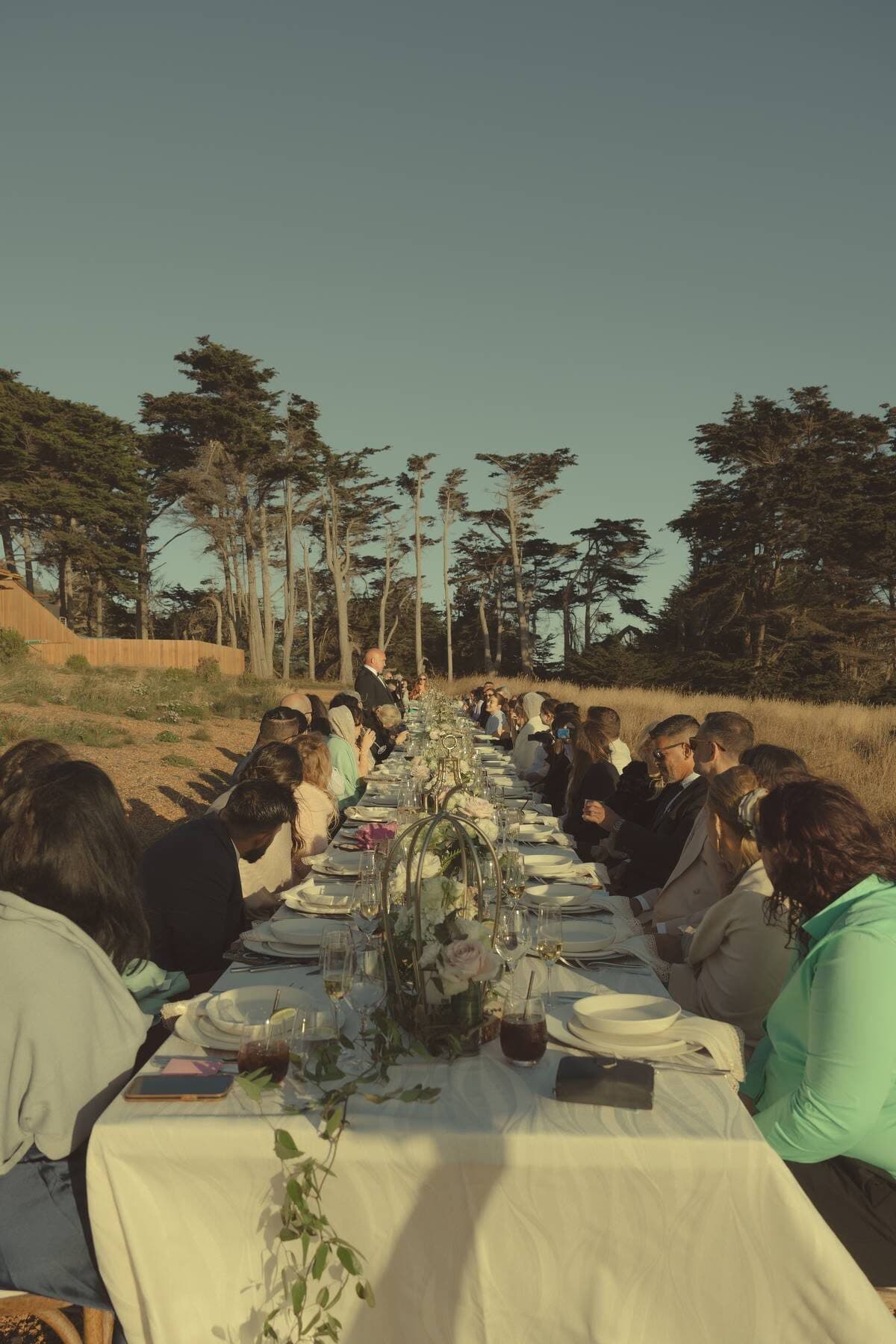 Wedding dinner at The Sea Ranch