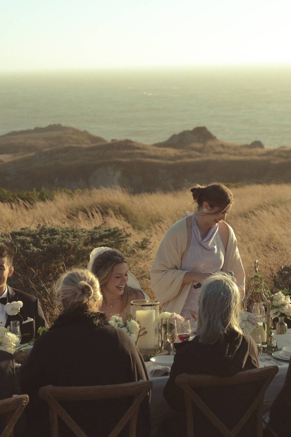 Wedding dinner at The Sea Ranch