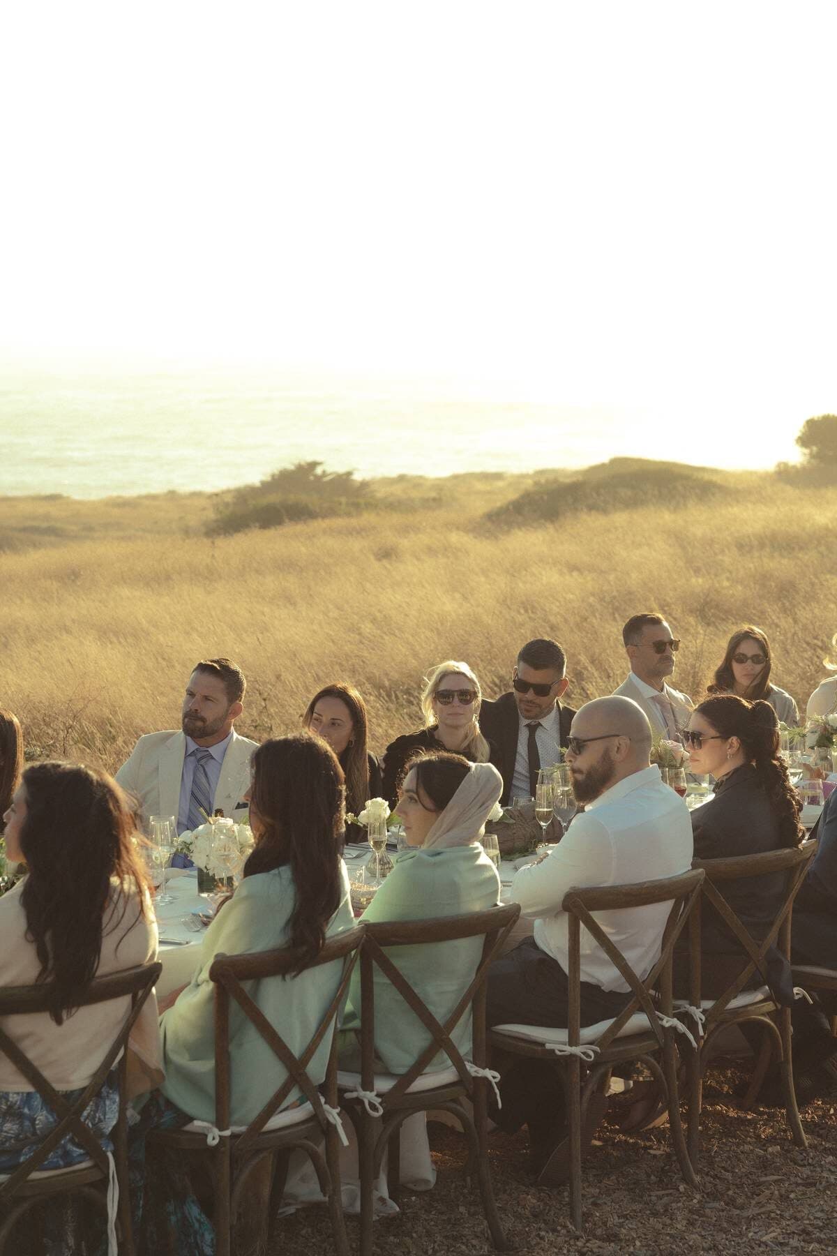 Wedding dinner at The Sea Ranch