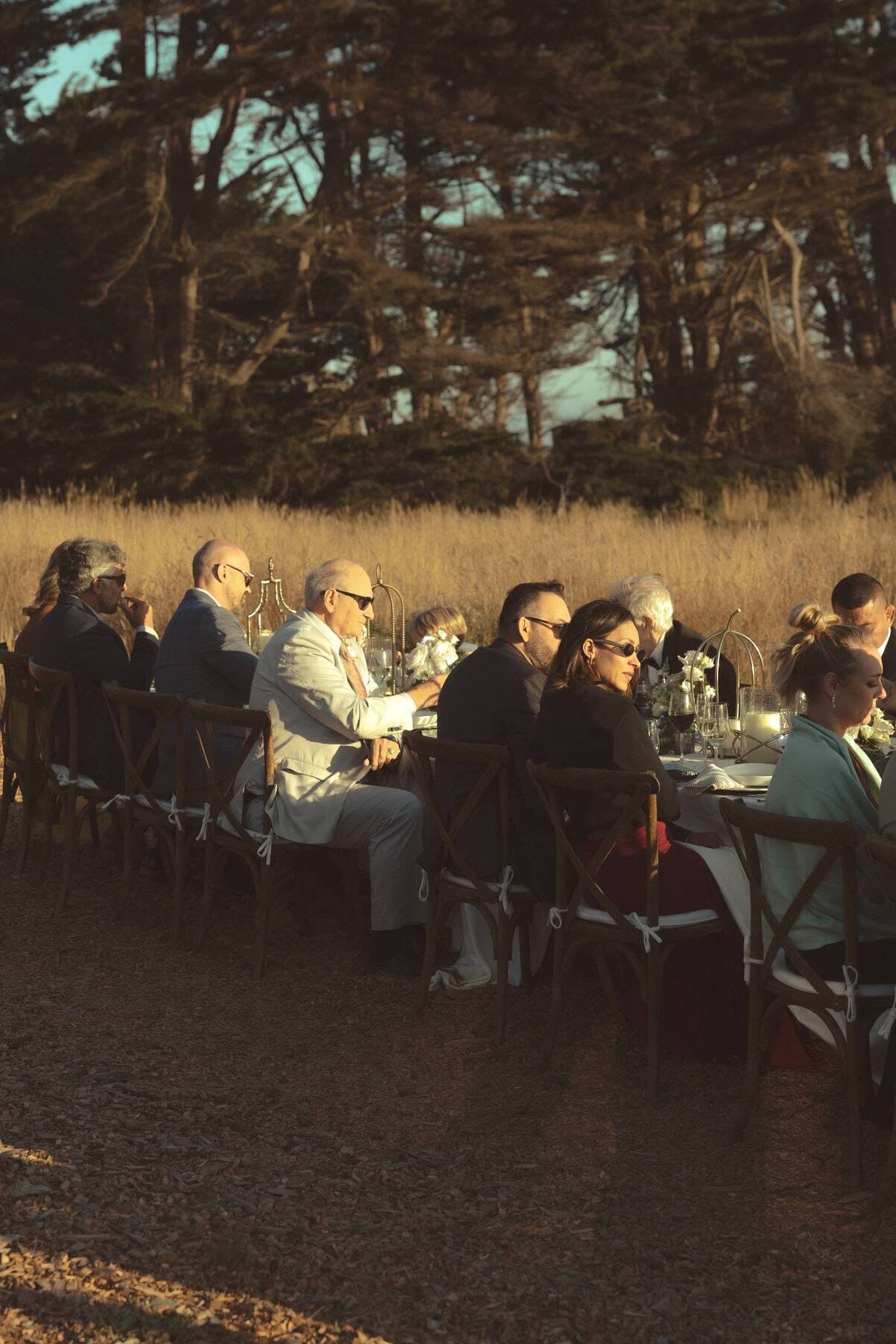 Wedding dinner at The Sea Ranch