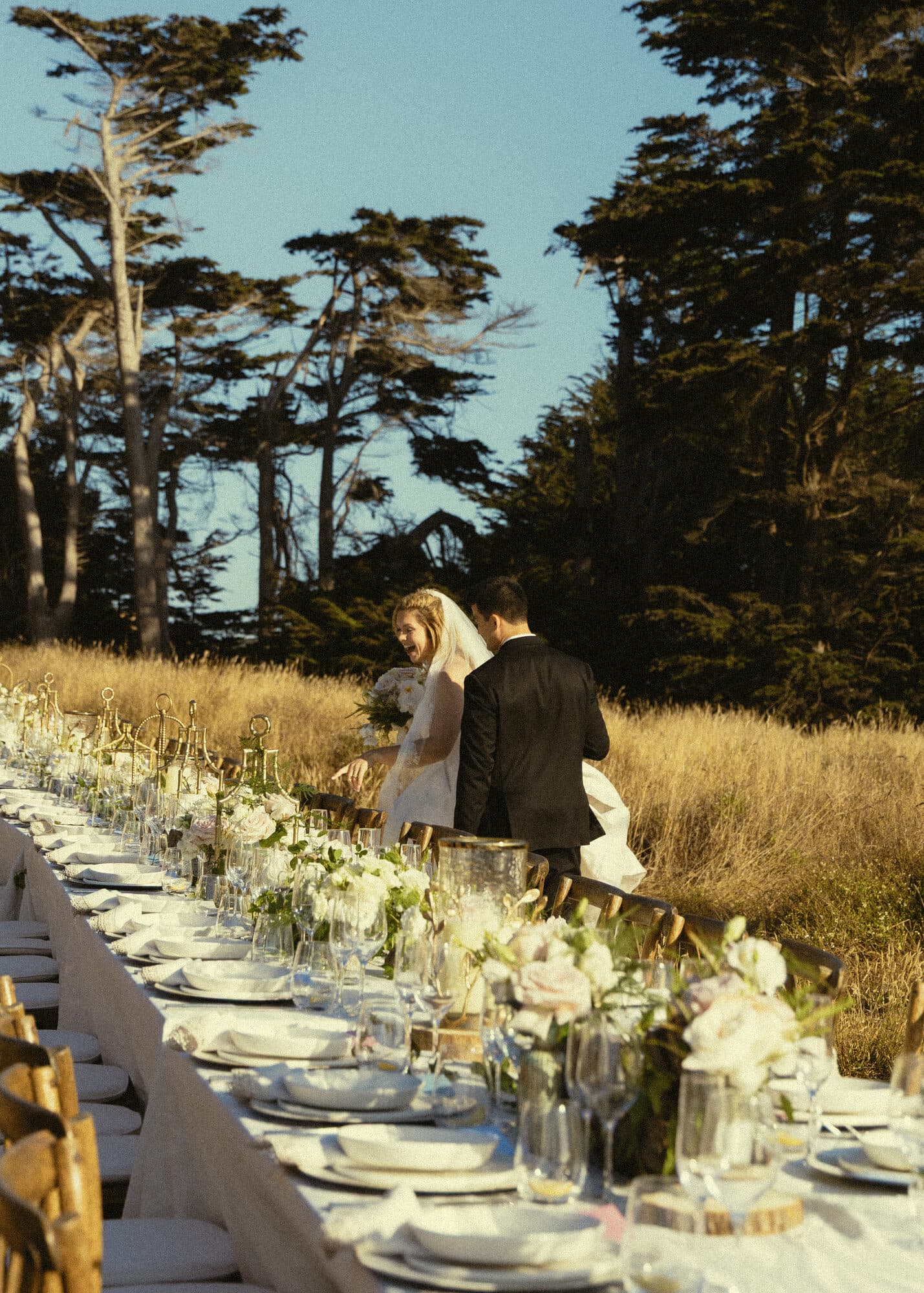 Wedding dinner at The Sea Ranch