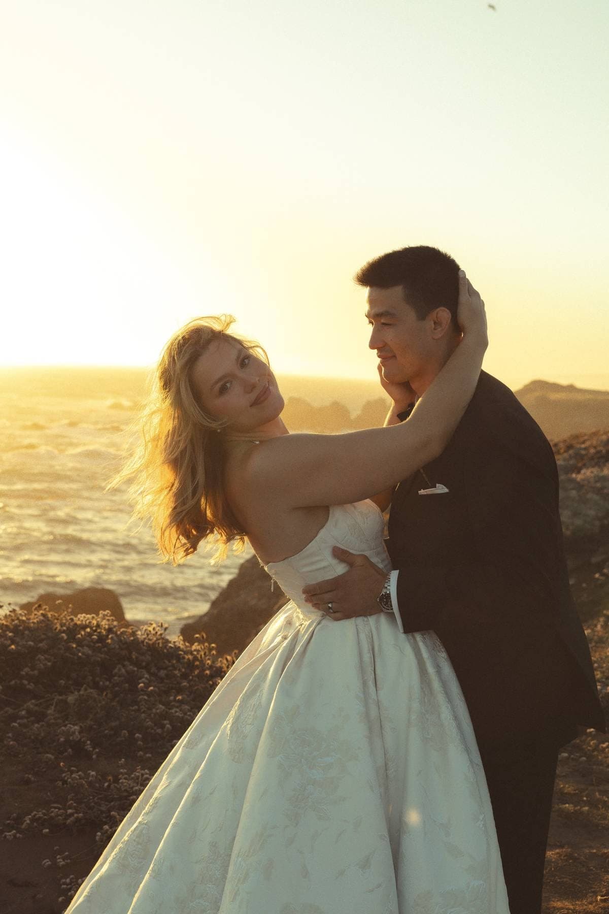 Golden hour portraits at The Sea Ranch