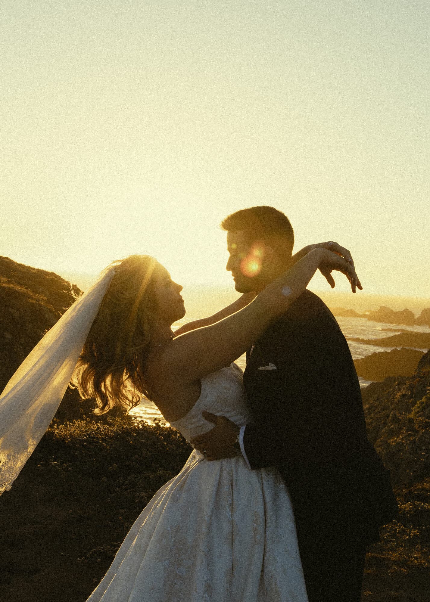 Golden hour portraits at The Sea Ranch