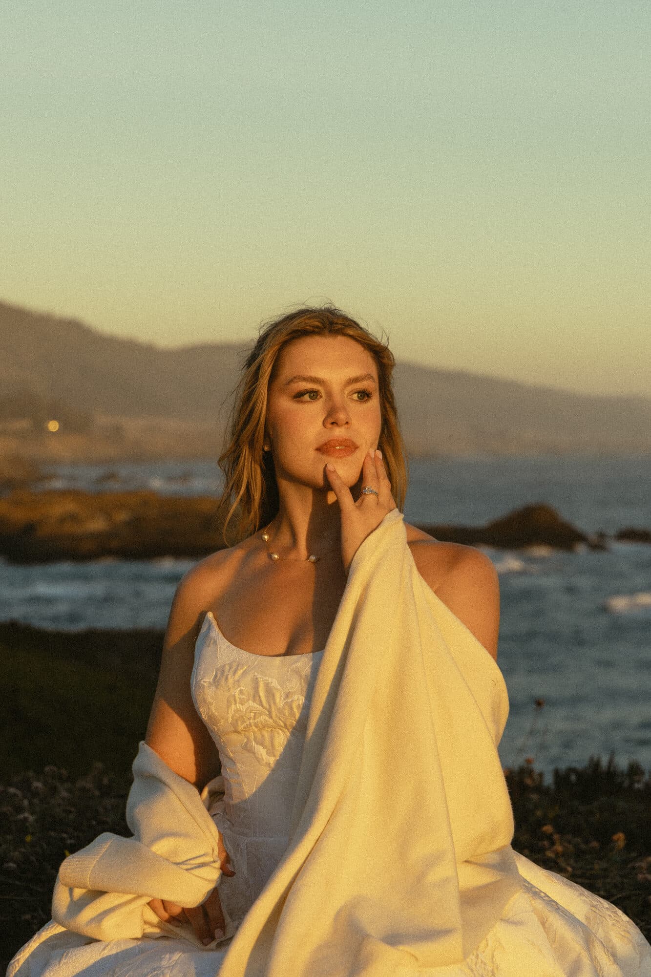 Golden hour portraits at The Sea Ranch