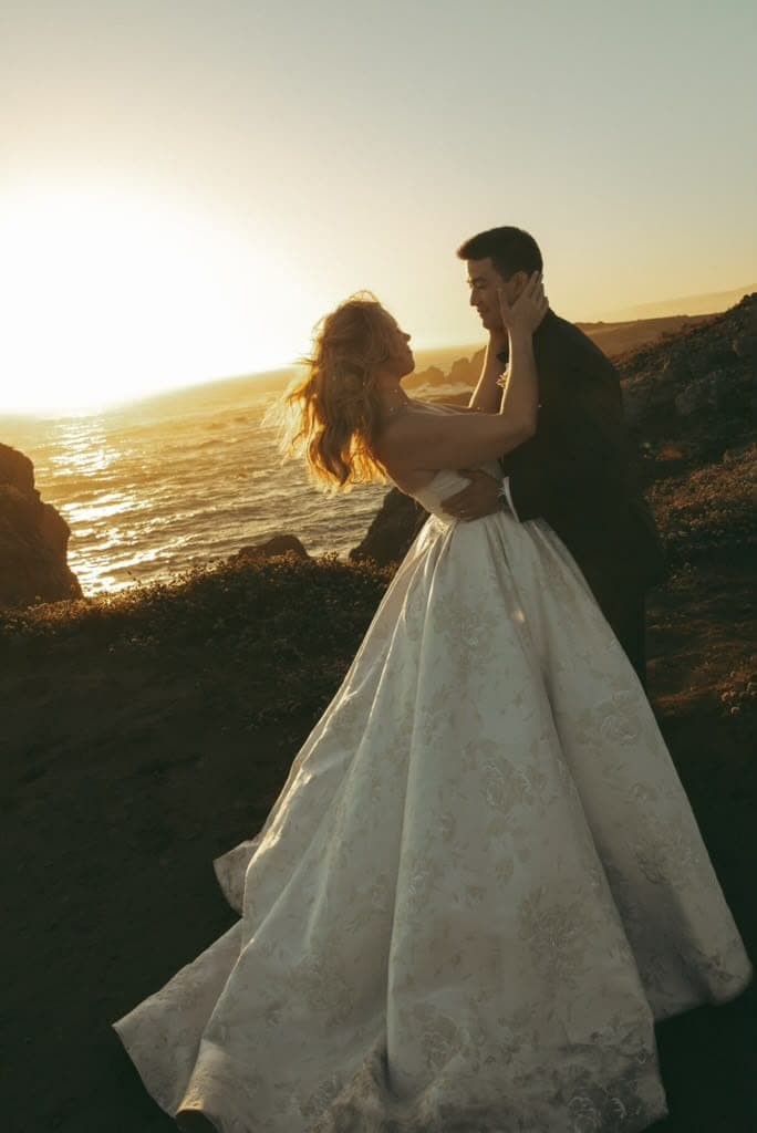 Golden hour portraits at The Sea Ranch