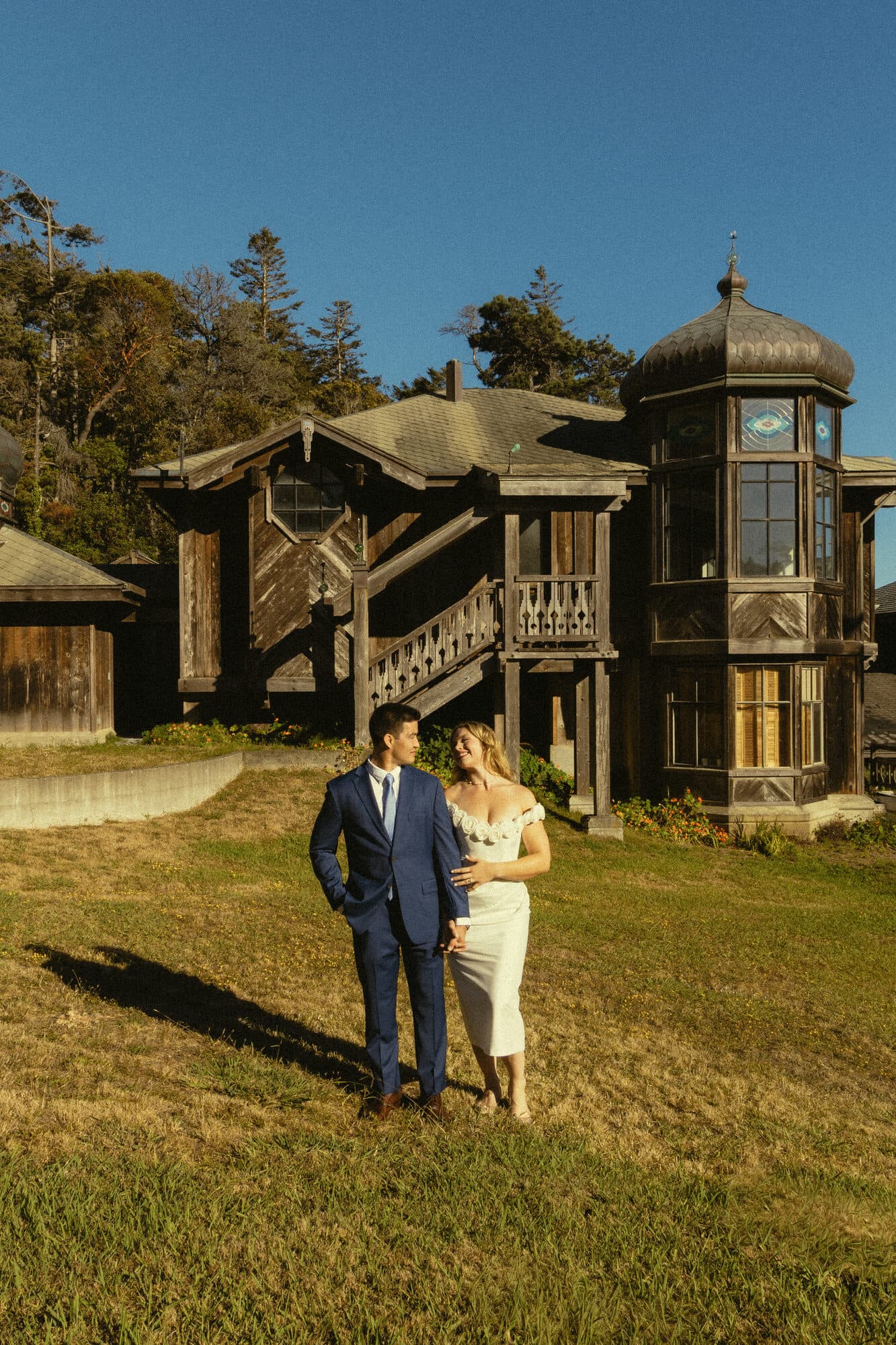Kendall and Chris at St. Orres in Gualala